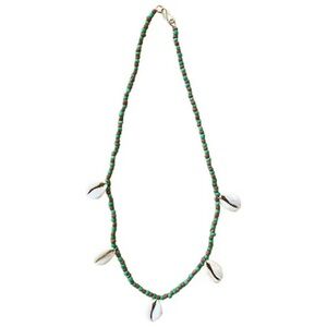 Gimaguas Blue and Brown Necklace with Unique Design